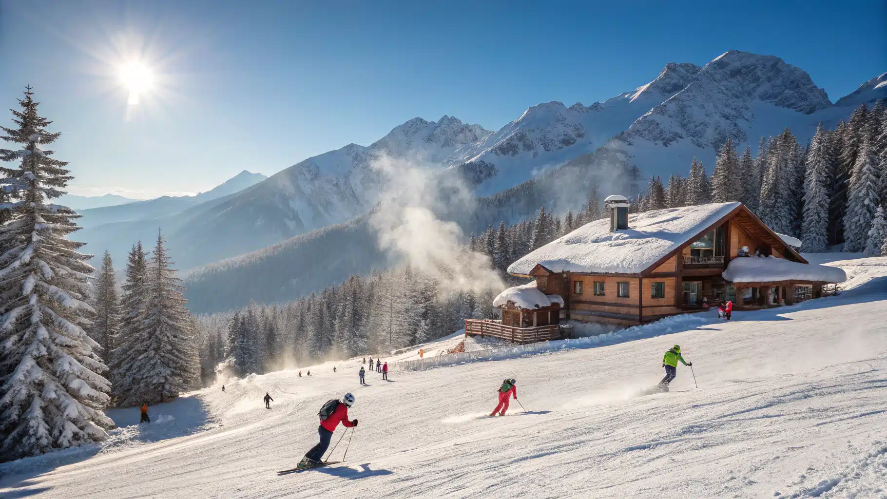 Zoom sur la station de ski des Carroz